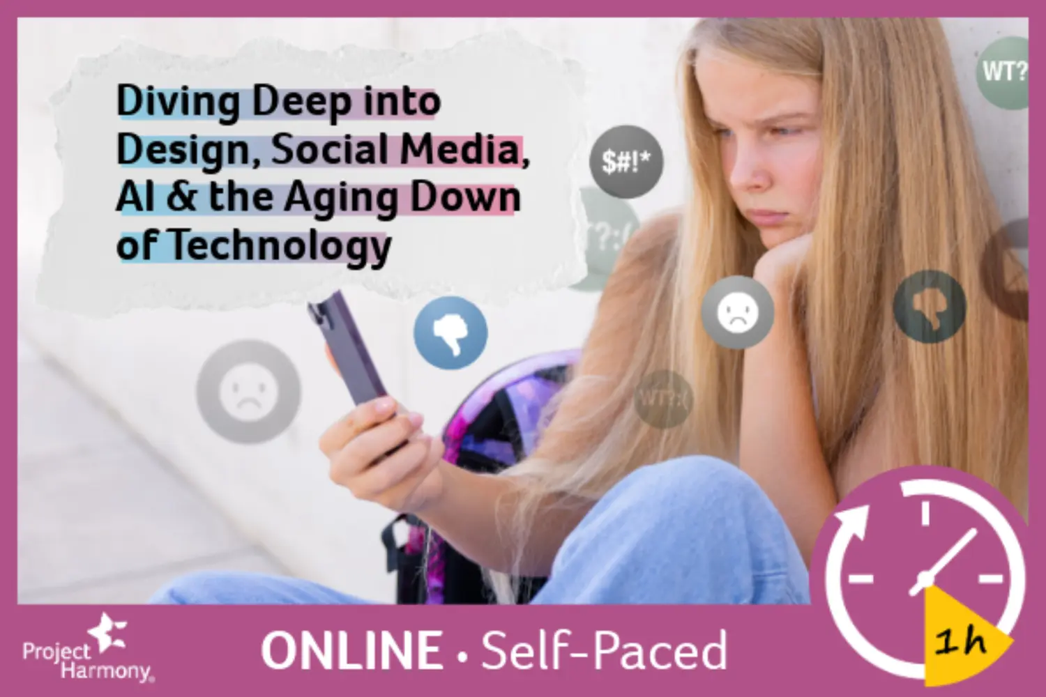 Diving Deep into Design, Social Media, AI and the Aging Down of Technology primary image