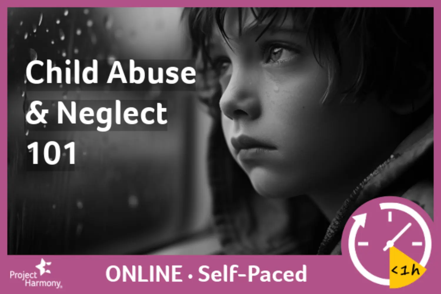 Child Abuse and Neglect 101 (Self-Paced) primary image